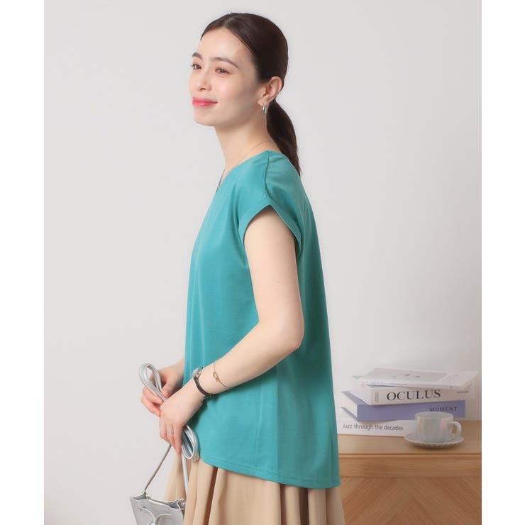 【吸水速乾 洗濯機OK 洗濯後しわになりにくい】カットミラノVネックプルオーバー | ITS'DEMO | 詳細画像19 