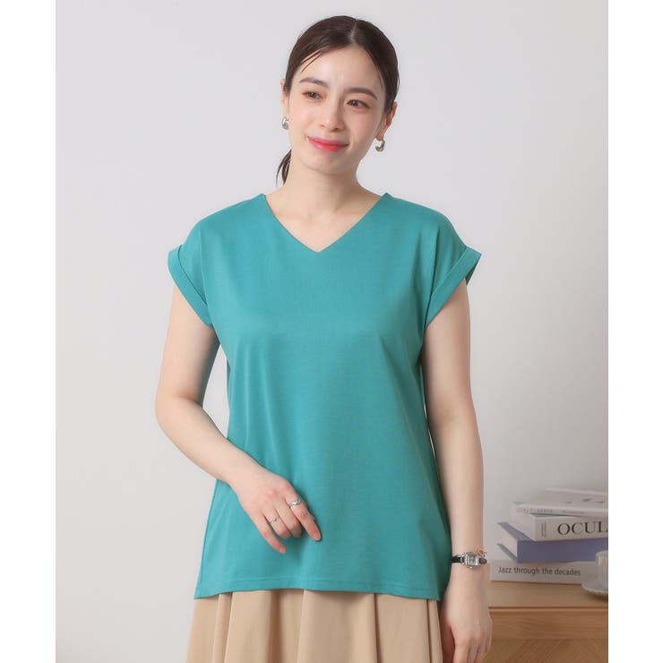 【吸水速乾 洗濯機OK 洗濯後しわになりにくい】カットミラノVネックプルオーバー | ITS'DEMO | 詳細画像23 