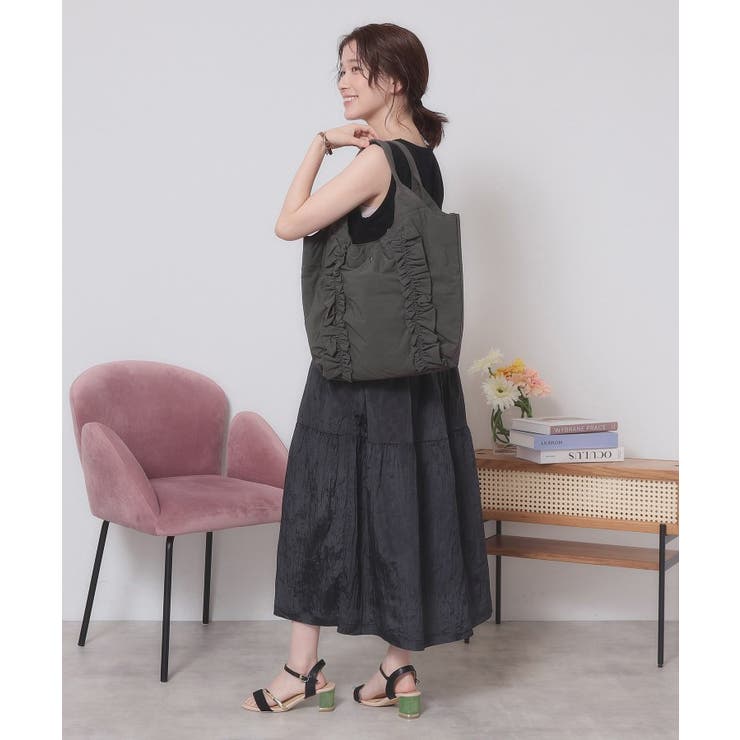 【A4対応】フリルラウンドトート | ITS'DEMO | 詳細画像2 