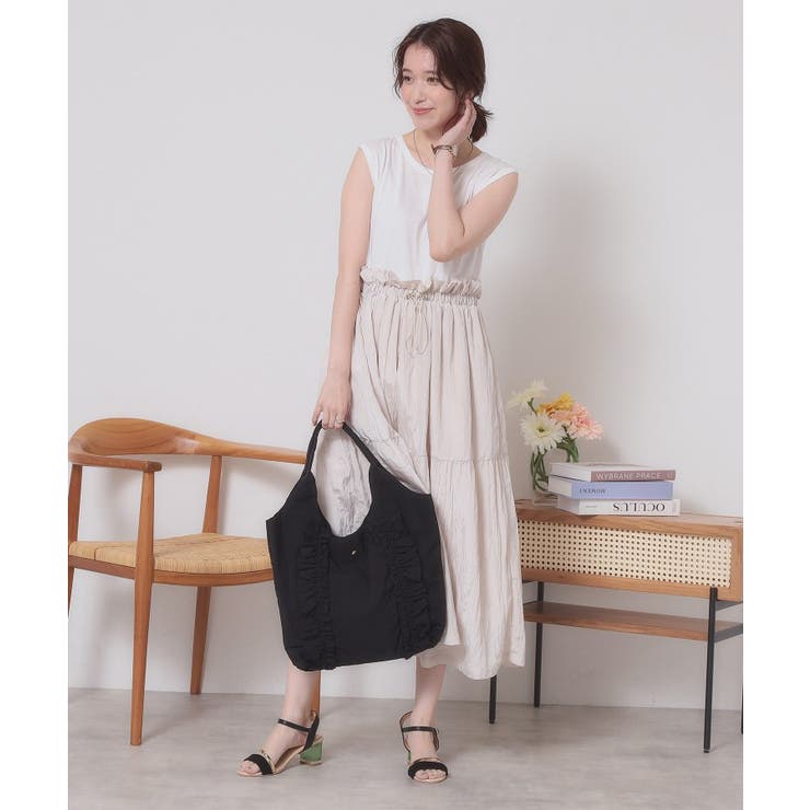 【A4対応】フリルラウンドトート | ITS'DEMO | 詳細画像4 