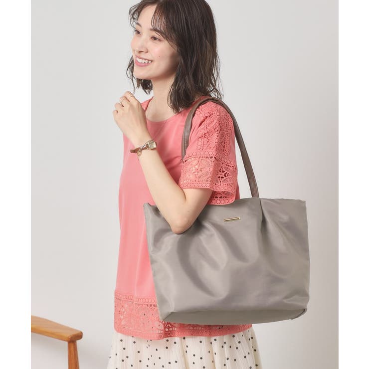 【8ポケット】撥水タックA4トート | ITS'DEMO | 詳細画像1 