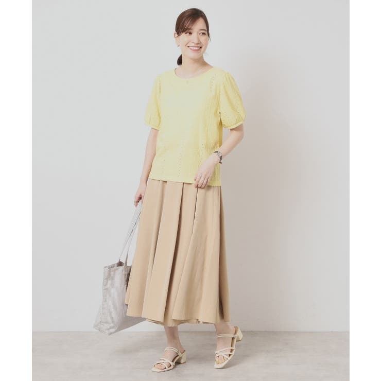 【手洗い可】レーシーふくれジャカードプルオーバー | ITS'DEMO | 詳細画像11 