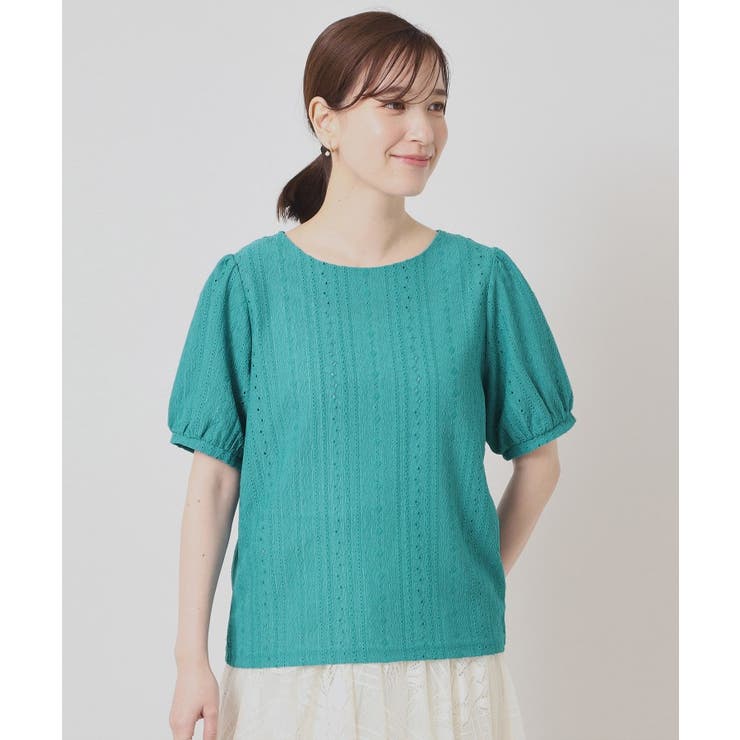 【手洗い可】レーシーふくれジャカードプルオーバー | ITS'DEMO | 詳細画像17 