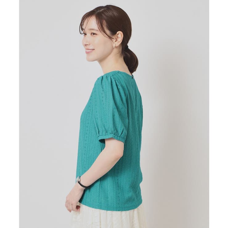 【手洗い可】レーシーふくれジャカードプルオーバー | ITS'DEMO | 詳細画像18 