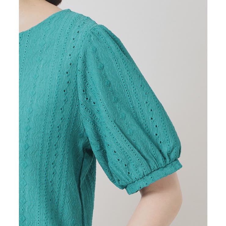 【手洗い可】レーシーふくれジャカードプルオーバー | ITS'DEMO | 詳細画像22 