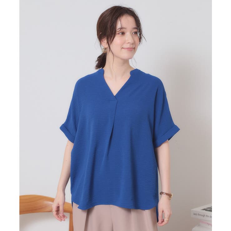 【接触冷感 吸水速乾 洗濯機OK】イージーケアスキッパーブラウス＜ラク服シリーズ… | ITS'DEMO | 詳細画像20 