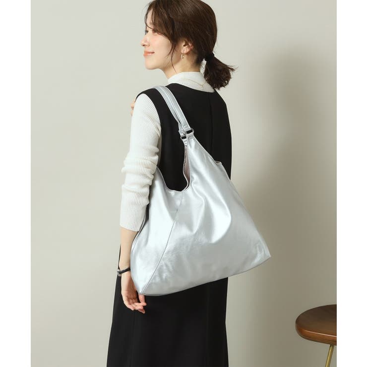 【A4対応】合皮Vカットトート | ITS'DEMO | 詳細画像1 