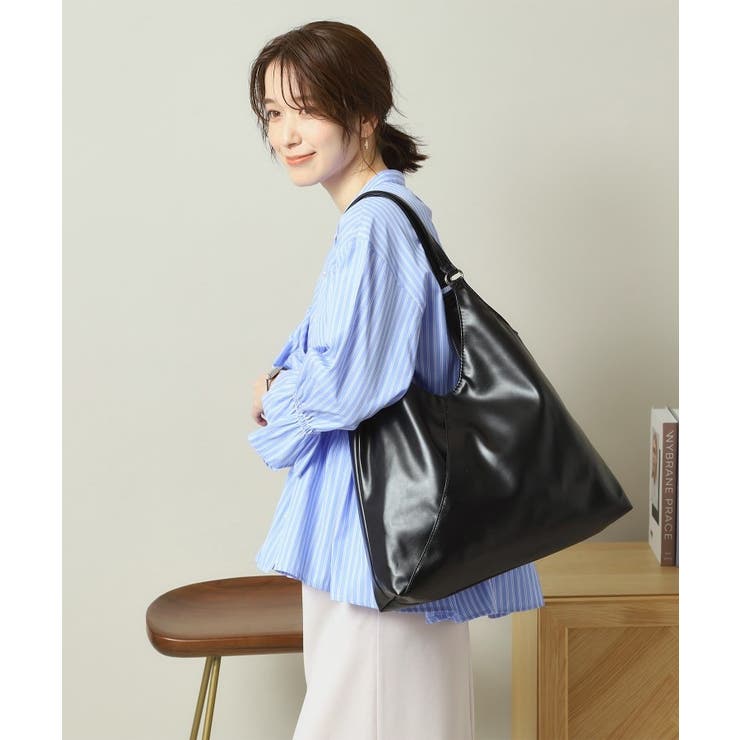 【A4対応】合皮Vカットトート | ITS'DEMO | 詳細画像5 