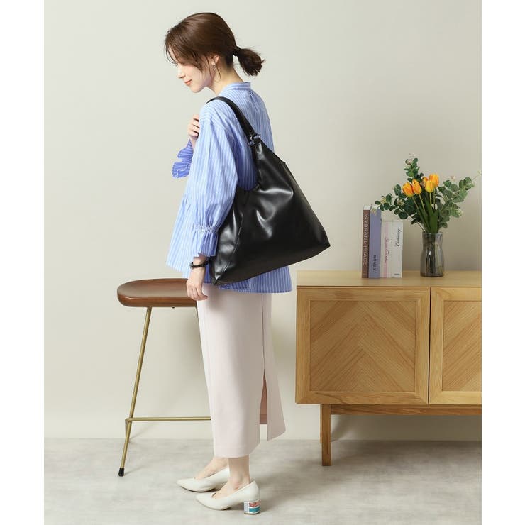 【A4対応】合皮Vカットトート | ITS'DEMO | 詳細画像6 