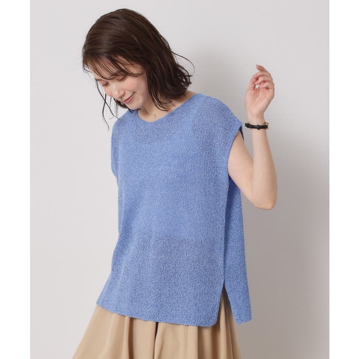 【手洗い可】ブークレラメフレンチニット | ITS'DEMO | 詳細画像5 