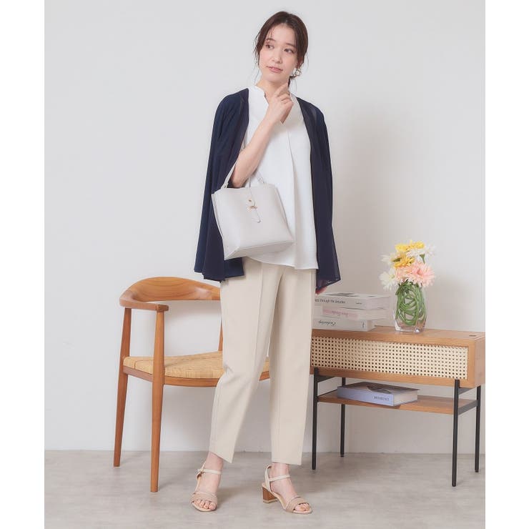 【手洗い可】異素材切替着流しカーディガン | ITS'DEMO | 詳細画像15 