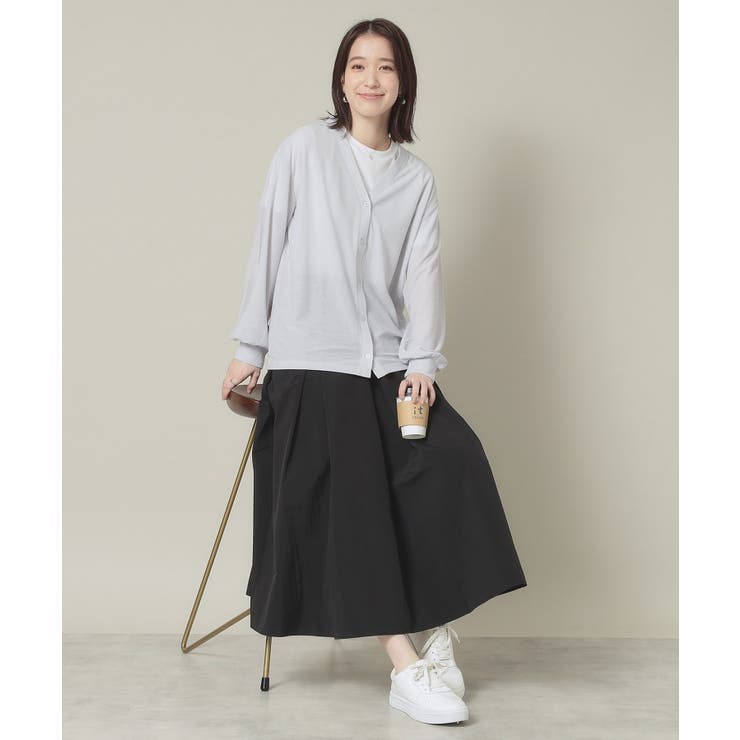 【UVカット／手洗い可】Vネックカーディガン | ITS'DEMO | 詳細画像9 