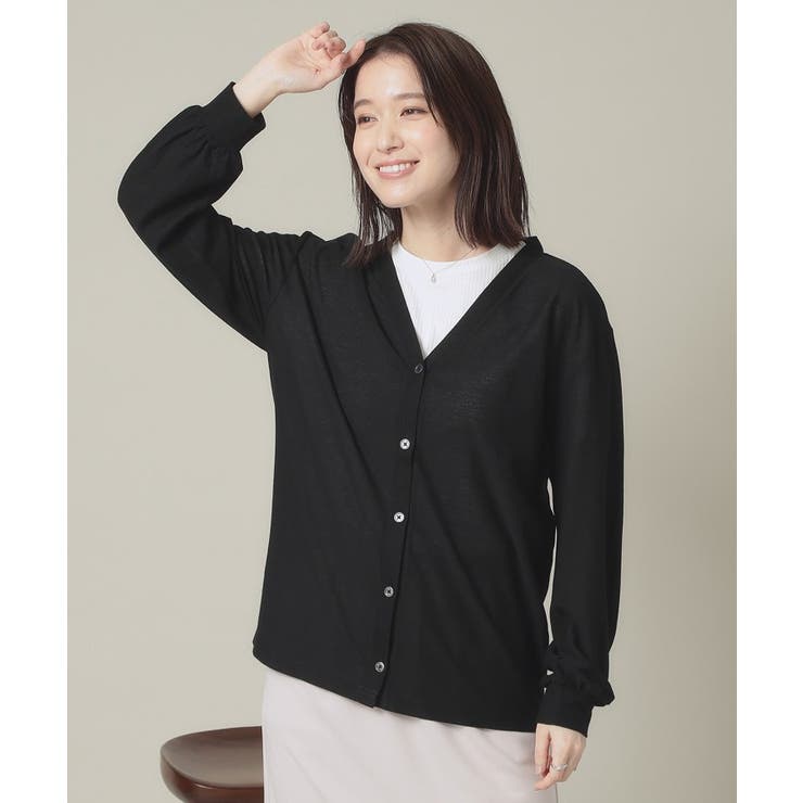 【UVカット／手洗い可】Vネックカーディガン | ITS'DEMO | 詳細画像12 