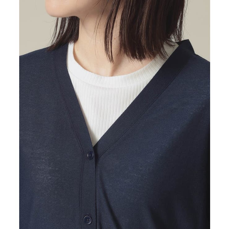 【UVカット／手洗い可】Vネックカーディガン | ITS'DEMO | 詳細画像27 