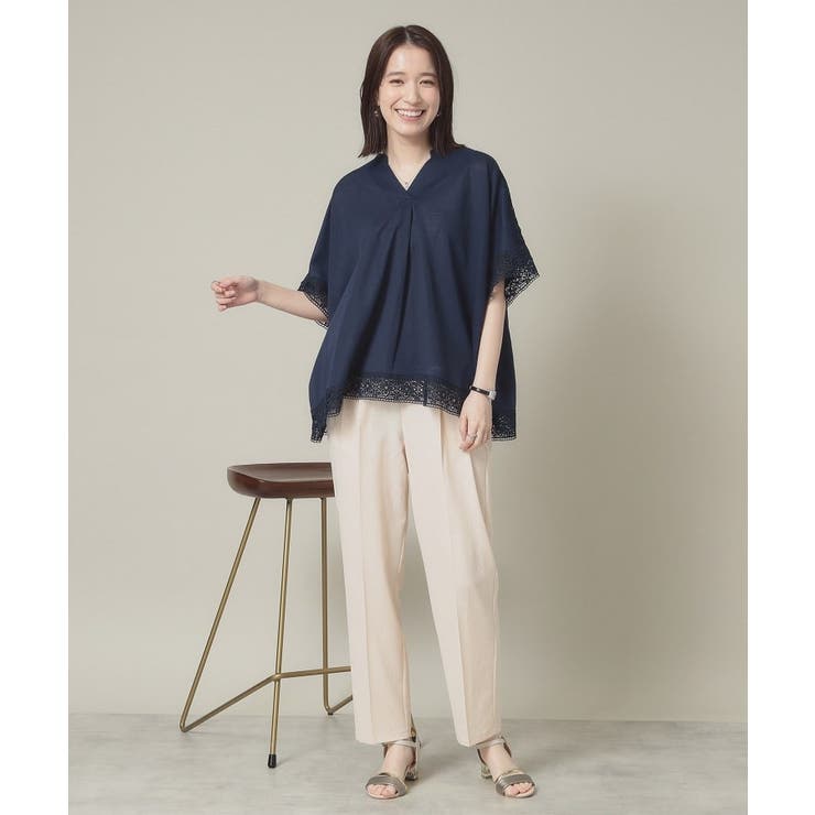 【手洗い可】レーススキッパーブラウス | ITS'DEMO | 詳細画像22 