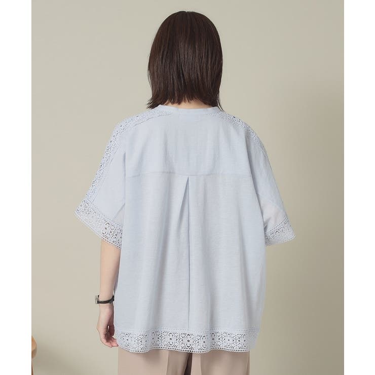 【手洗い可】レーススキッパーブラウス | ITS'DEMO | 詳細画像27 