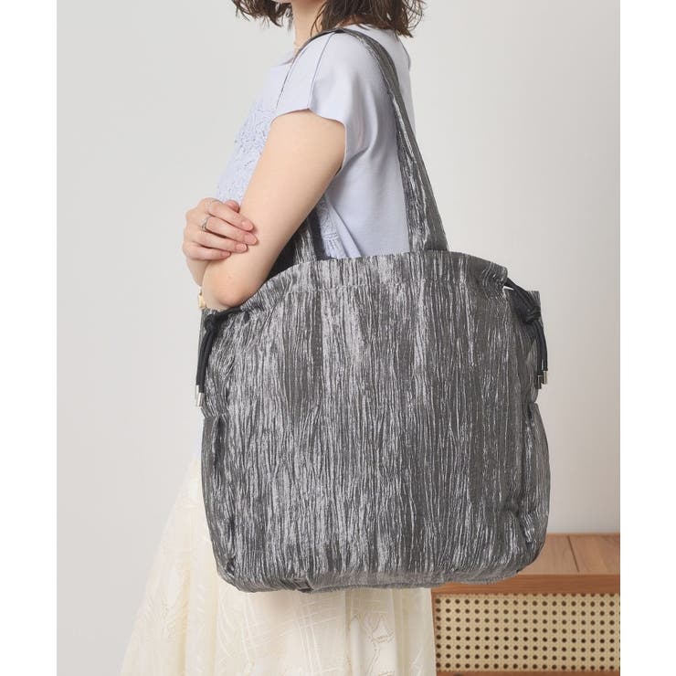 シルバー(006) | 【A4対応】シアー巾着トート | ITS'DEMO