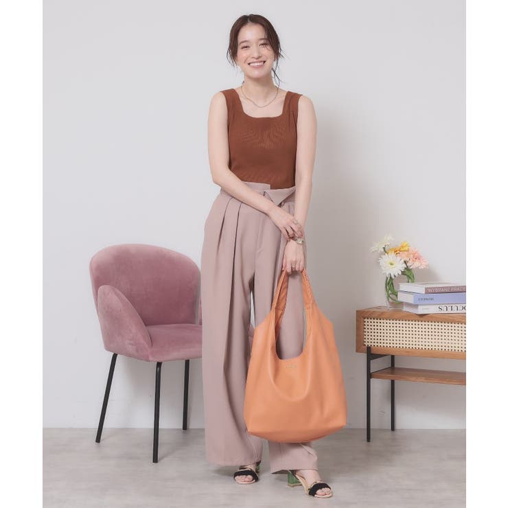 【手洗い可】ニットスクエアタンク | ITS'DEMO | 詳細画像6 