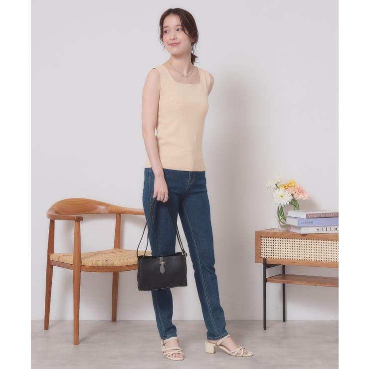 【手洗い可】ニットスクエアタンク | ITS'DEMO | 詳細画像10 