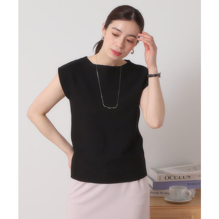 【清涼感／洗濯機OK】フレンチスリーブニット | ITS'DEMO | 詳細画像9 