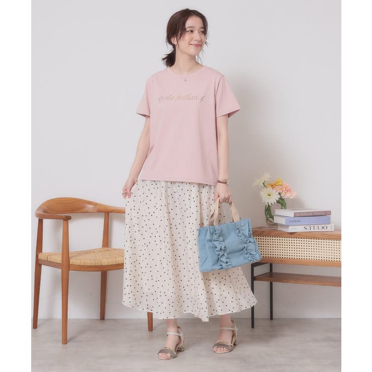 【手洗い可】箔ロゴプリントTシャツ | ITS'DEMO | 詳細画像10 