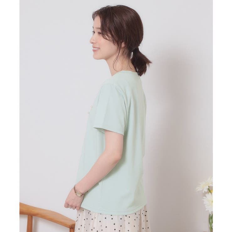 【手洗い可】箔ロゴプリントTシャツ | ITS'DEMO | 詳細画像18 