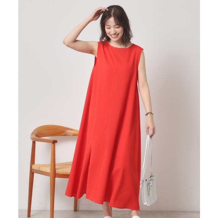 【清涼感／手洗い可】麻調メッシュワンピース | ITS'DEMO | 詳細画像16 