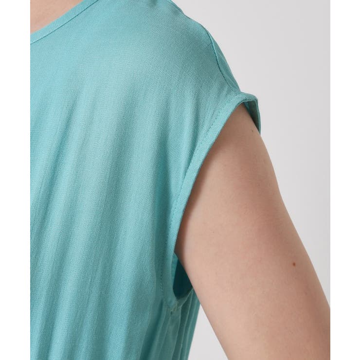 【さらりタッチ／手洗い可】強撚スラブブラウジングワンピース | ITS'DEMO | 詳細画像24 