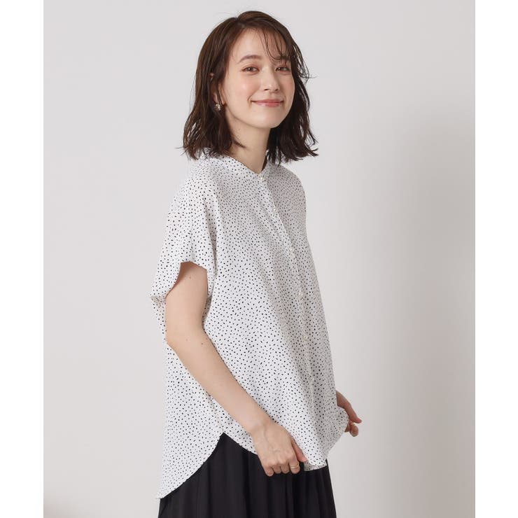 【接触冷感／手洗い可】ショルダータックブラウス | ITS'DEMO | 詳細画像20 