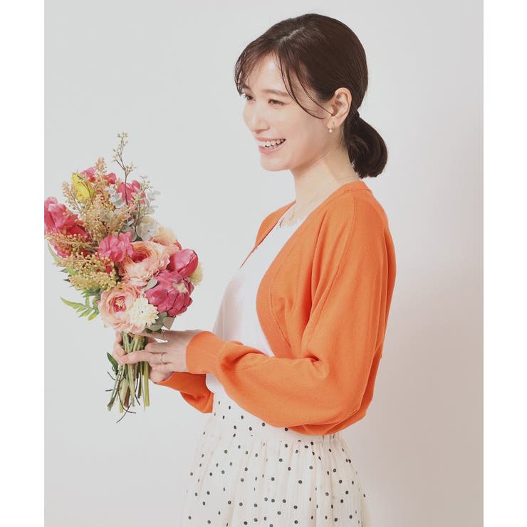 【UV／接触冷感／毛玉防止／手洗い可】ニットボレロ | ITS'DEMO | 詳細画像17 