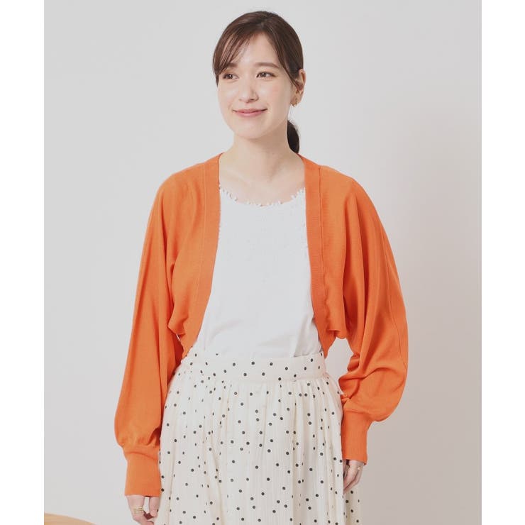 【UV／接触冷感／毛玉防止／手洗い可】ニットボレロ | ITS'DEMO | 詳細画像21 