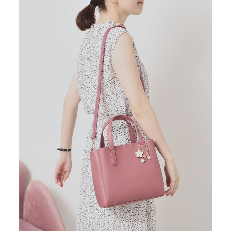 チャーム付き2WAYトート | ITS'DEMO | 詳細画像1 