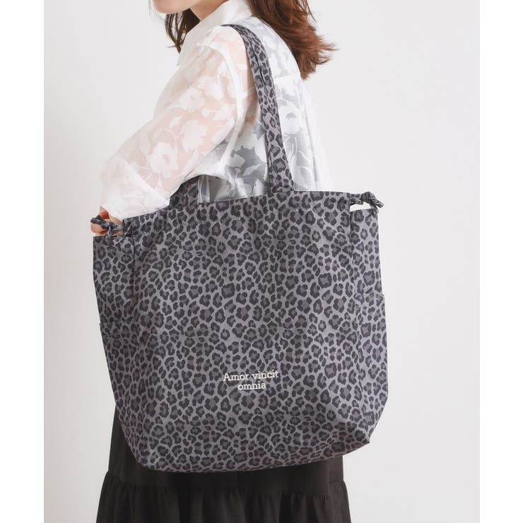 グレー(112) | 【A4対応】アニマルプリントトート | ITS'DEMO