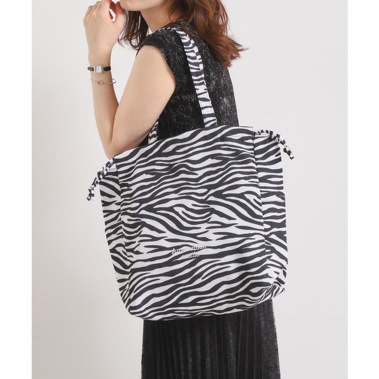 ブラック(119) | 【A4対応】アニマルプリントトート | ITS'DEMO