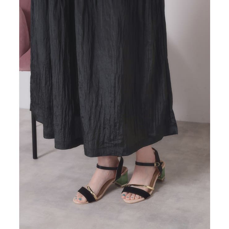 【ウエストゴム／洗濯機OK】異素材コンビワンピース | ITS'DEMO | 詳細画像20 