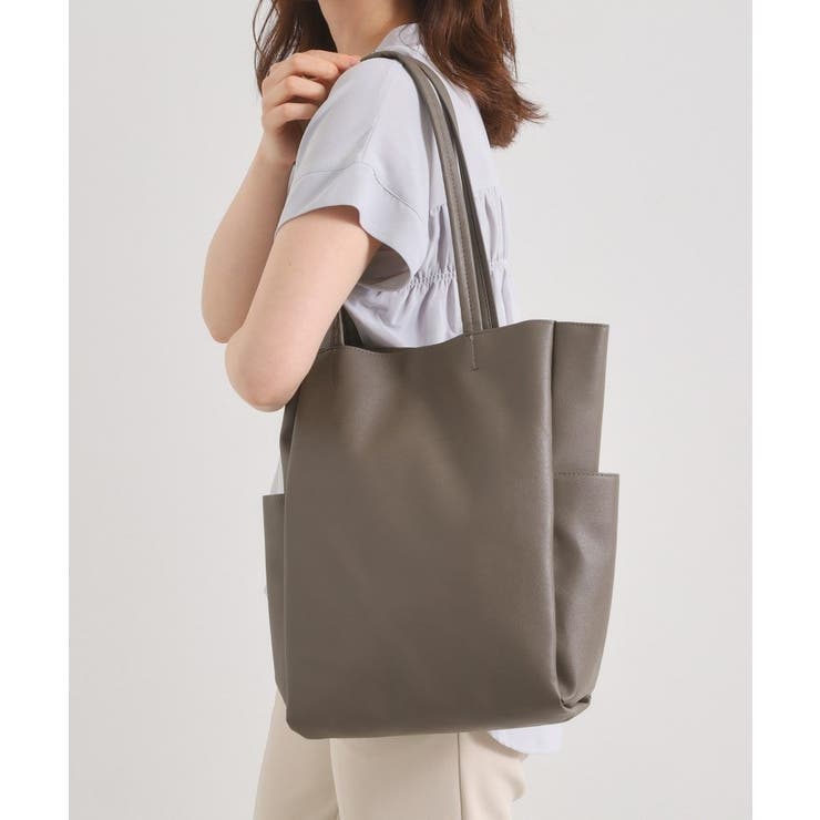 チャコールグレー(013) | 【A4対応／6ポケット】収納上手になれるトート | ITS'DEMO