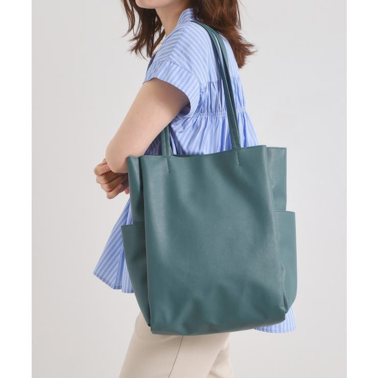 ブルー(092) | 【A4対応／6ポケット】収納上手になれるトート | ITS'DEMO