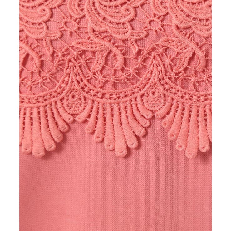 【吸水速乾 手洗い可 洗濯後しわになりにくい】カットミラノフロントレーストップス | ITS'DEMO | 詳細画像14 