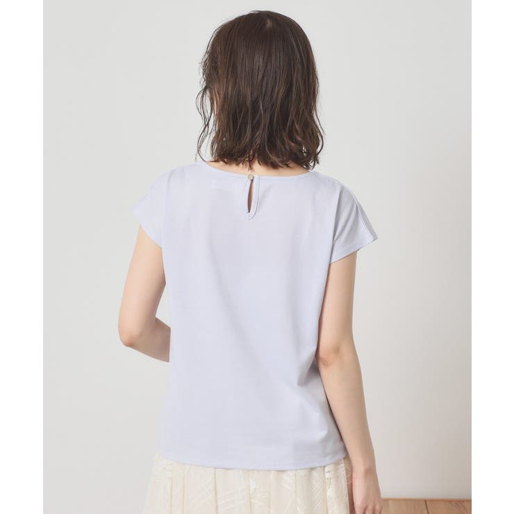 【吸水速乾 手洗い可 洗濯後しわになりにくい】カットミラノフロントレーストップス | ITS'DEMO | 詳細画像21 