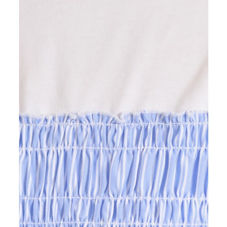 【手洗い可】ストライプビスチェ風トップス | ITS'DEMO | 詳細画像4 