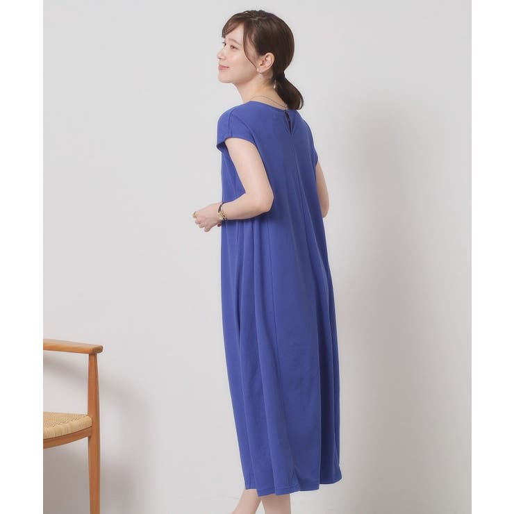 【接触冷感／洗濯機OK】カノコカットフレアワンピース | ITS'DEMO | 詳細画像18 