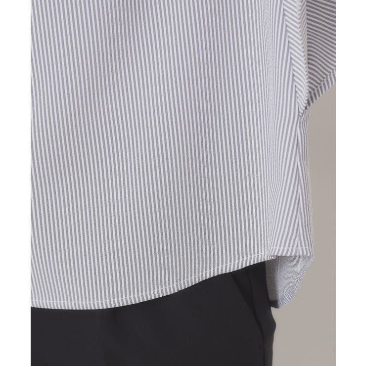 【清涼感／手洗い可】サッカーストライプブラウス | ITS'DEMO | 詳細画像24 
