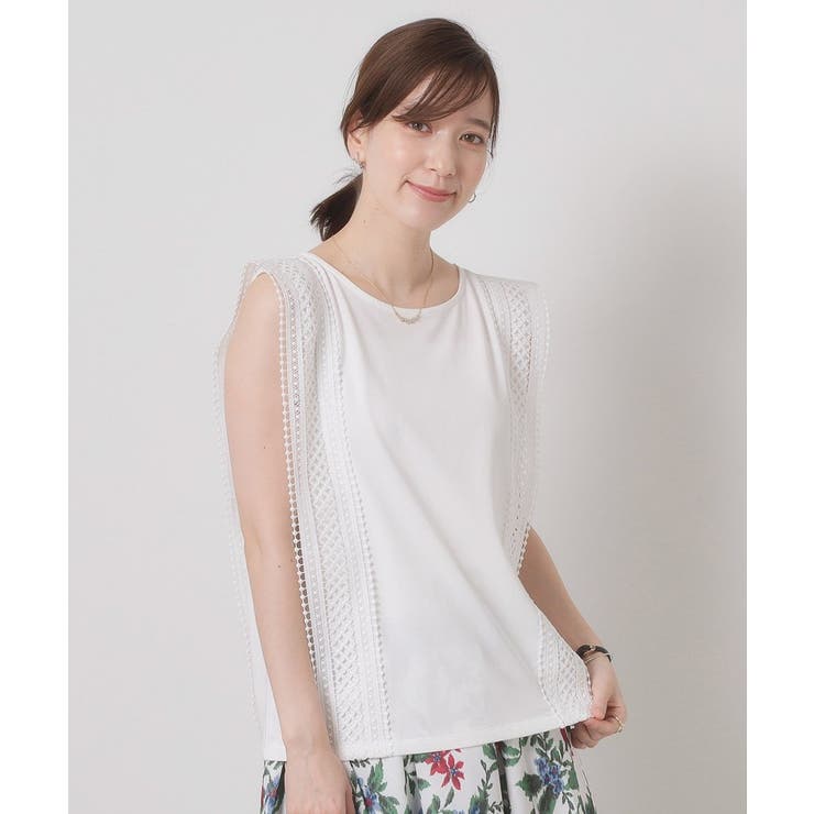 【洗濯機OK】ショルダーレースプルオーバー | ITS'DEMO | 詳細画像1 