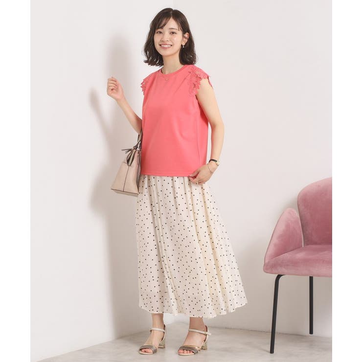 【手洗い可】袖レースポンチプルオーバー | ITS'DEMO | 詳細画像11 