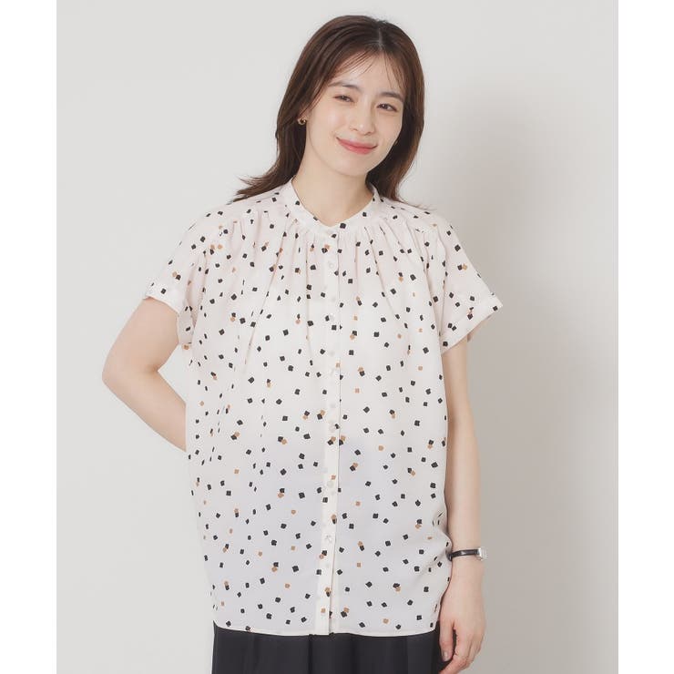 【手洗い可】キカドットブラウス | ITS'DEMO | 詳細画像17 