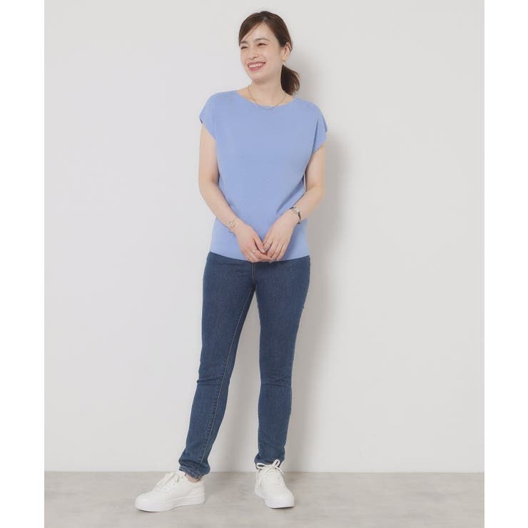 【接触冷感／手洗い可】フレンチスリーブニット | ITS'DEMO | 詳細画像23 