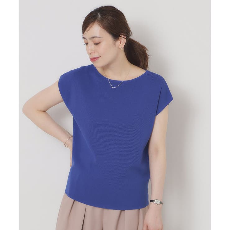 【接触冷感／手洗い可】フレンチスリーブニット | ITS'DEMO | 詳細画像25 