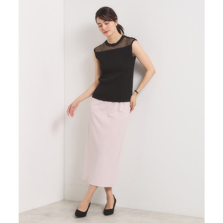 【手洗い可】シアー切替ニット | ITS'DEMO | 詳細画像3 