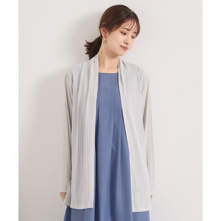 【手洗い可】シアー着流しカーディガン | ITS'DEMO | 詳細画像7 