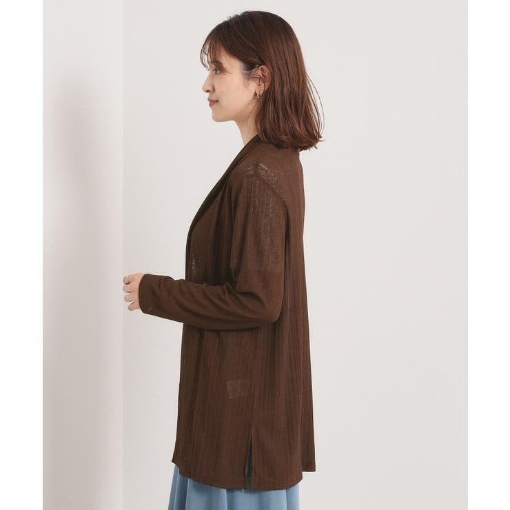 【手洗い可】シアー着流しカーディガン | ITS'DEMO | 詳細画像16 